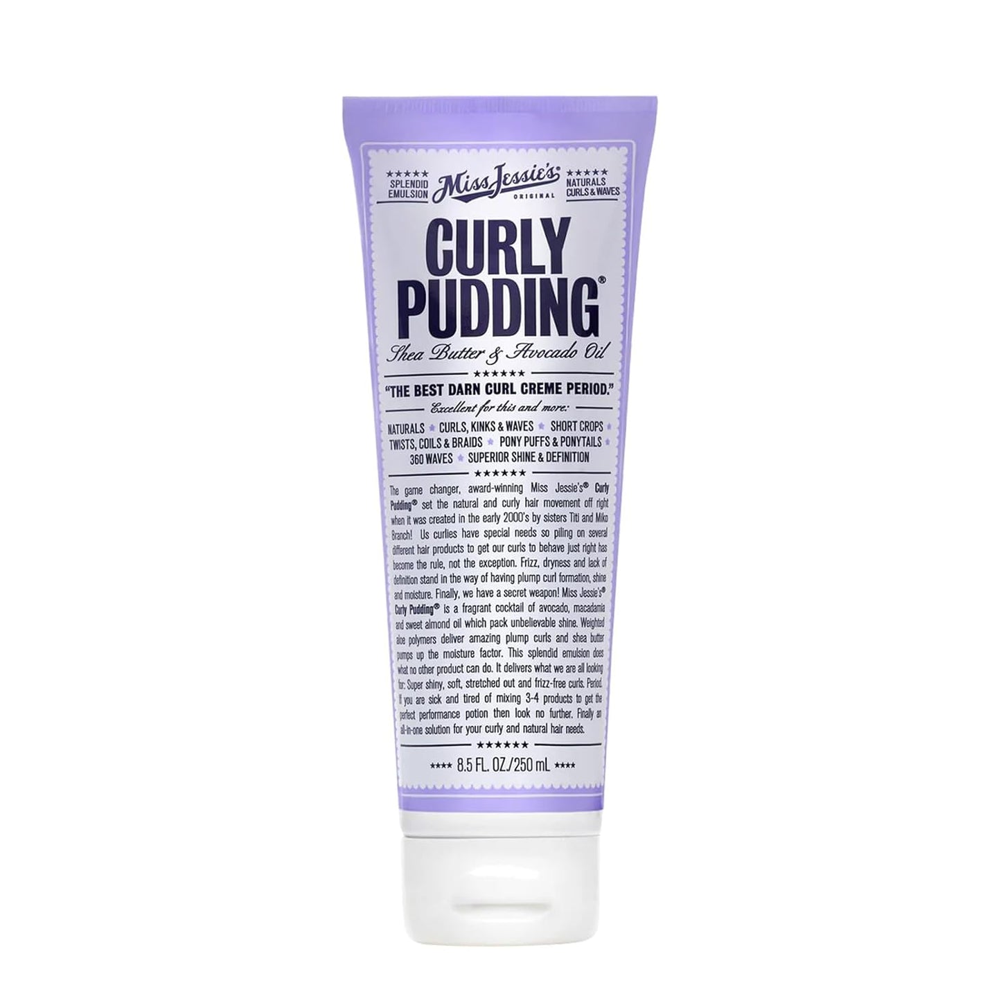 Miss Jessie's Pudín rizado Unisex Crema 8.5 oz