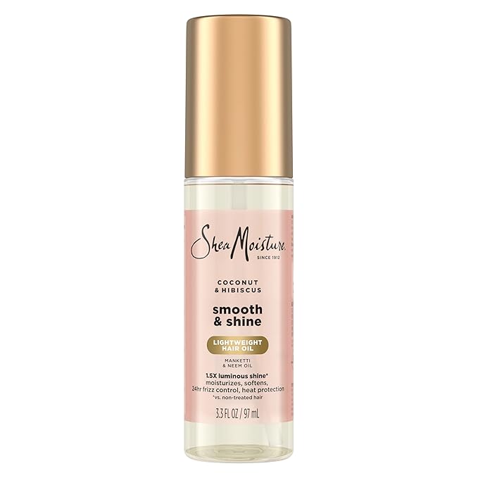 SheaMoisture Aceite de coco e hibisco suave y brillante