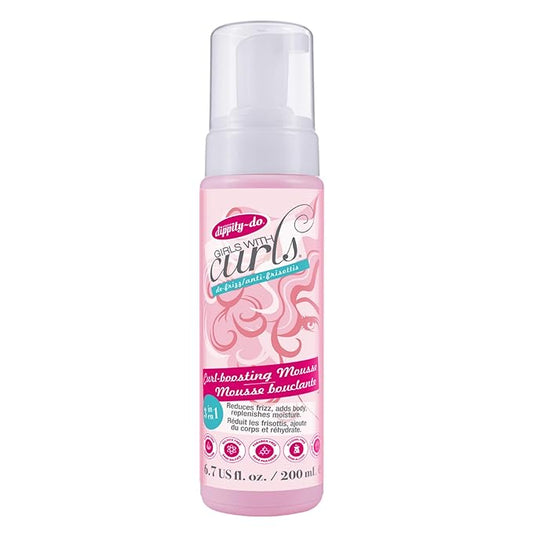 Mousse para mejorar los rizos para niñas con rizos, mousse definidor ligero 3 en 1 para cabello rizado y ondulado