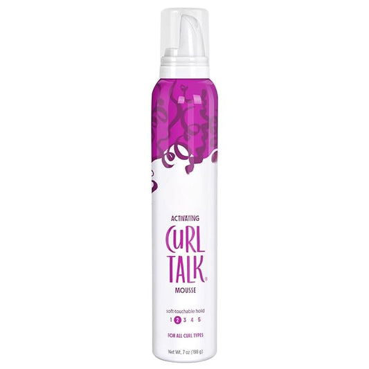Curl Talk - Mousse activador de rizos para el cabello