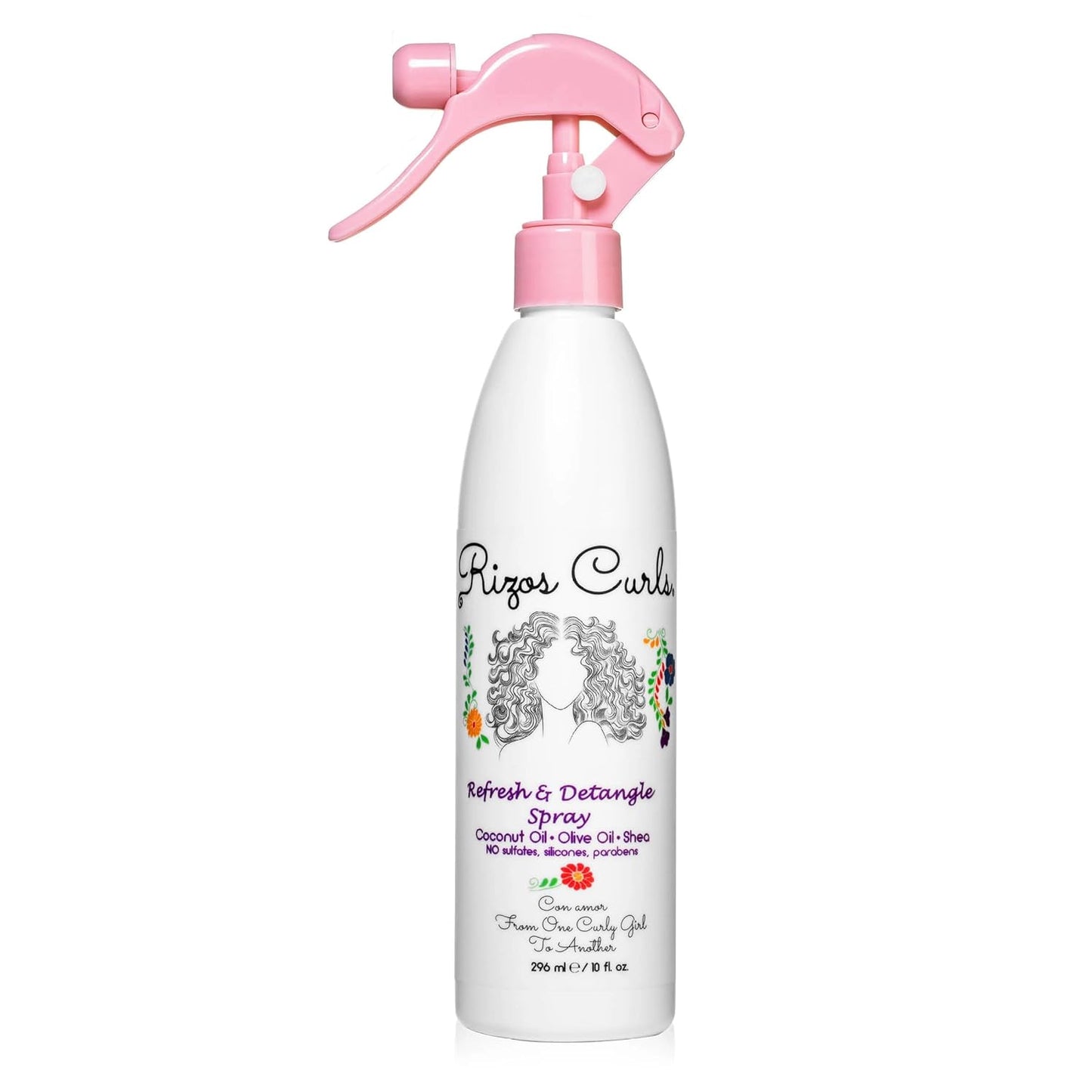 Rizos Curls Refresca y desenreda el spray desenredante y riza sin enjuague con aceite