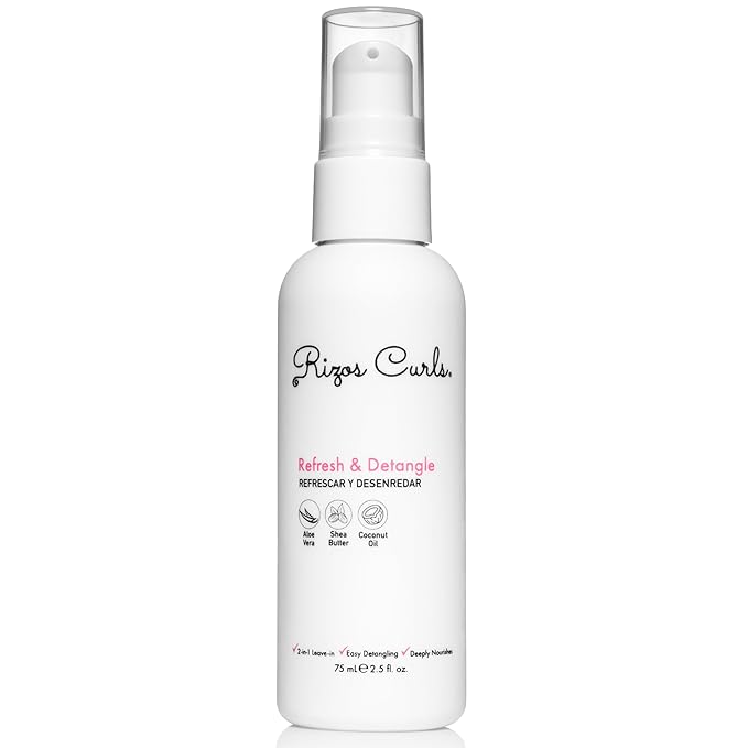 Rizos Curls Refresca y desenreda el spray desenredante y riza sin enjuague con aceite