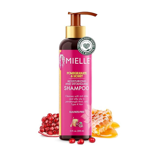 Mielle Organics Champú desenredante e hidratante de granada y miel